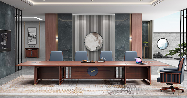 寧境會議桌椅4.8米